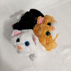 Pop Out Pets Cat Plush Furry Kitten Animal Three Cats in one